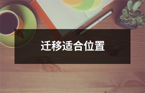 迁移适合位置