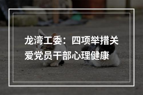 龙湾工委：四项举措关爱党员干部心理健康