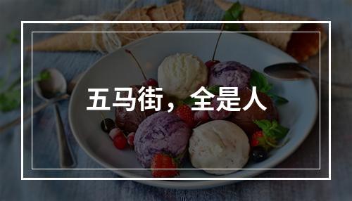 五马街，全是人
