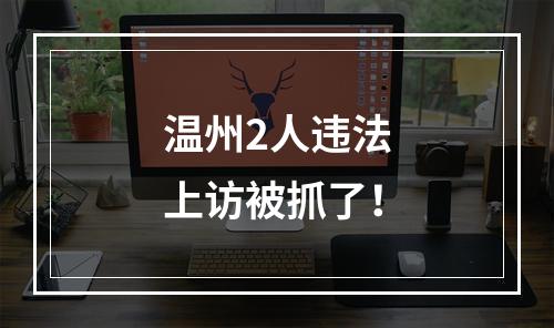温州2人违法上访被抓了！