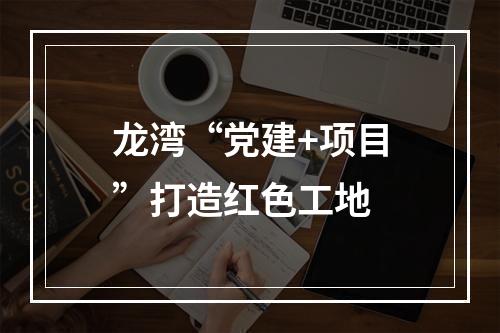 龙湾“党建+项目”打造红色工地