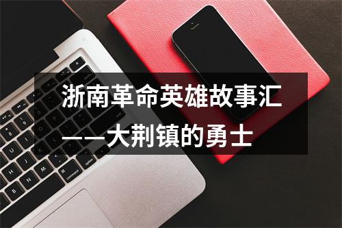 浙南革命英雄故事汇——大荆镇的勇士