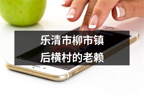 乐清市柳市镇后横村的老赖