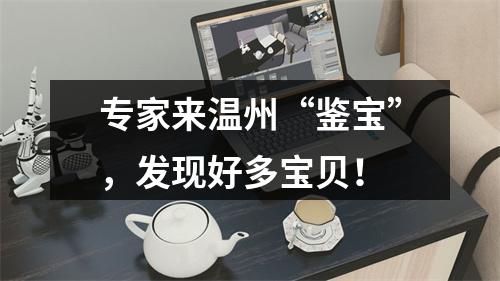 专家来温州“鉴宝”，发现好多宝贝！