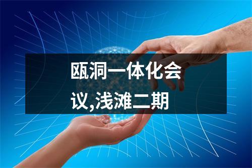 瓯洞一体化会议,浅滩二期