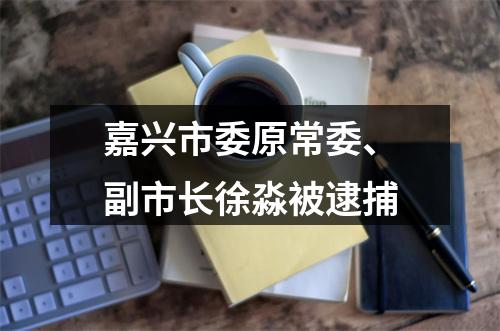 嘉兴市委原常委、副市长徐淼被逮捕