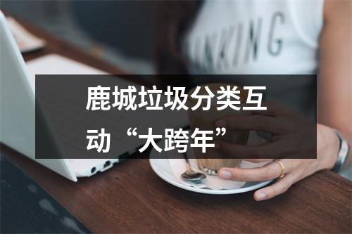 鹿城垃圾分类互动“大跨年”