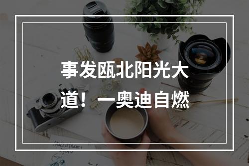 事发瓯北阳光大道！一奥迪自燃