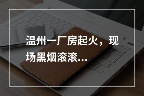 温州一厂房起火，现场黑烟滚滚...