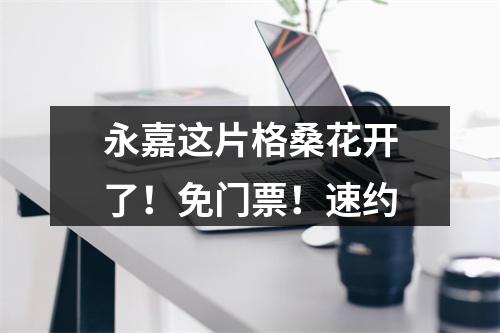 永嘉这片格桑花开了！免门票！速约