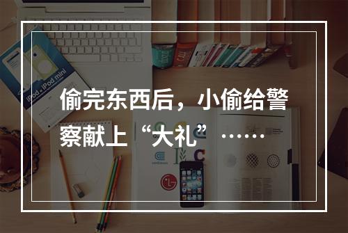 偷完东西后，小偷给警察献上“大礼”……