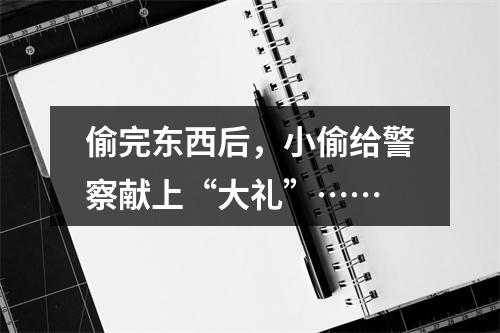 偷完东西后，小偷给警察献上“大礼”……