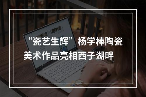 “瓷艺生辉”杨学棒陶瓷美术作品亮相西子湖畔