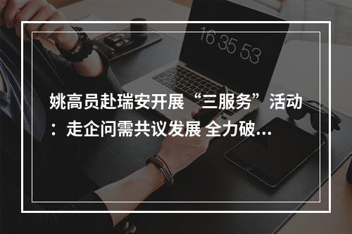 姚高员赴瑞安开展“三服务”活动：走企问需共议发展 全力破解共性难题