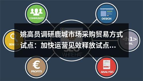 姚高员调研鹿城市场采购贸易方式试点：加快运营见效释放试点红利