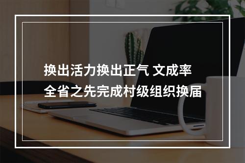 换出活力换出正气 文成率全省之先完成村级组织换届