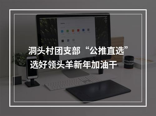 洞头村团支部“公推直选” 选好领头羊新年加油干