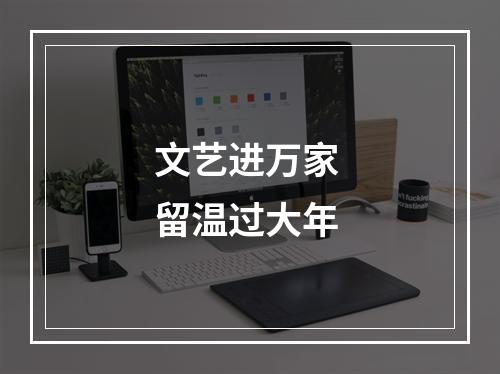 文艺进万家 留温过大年