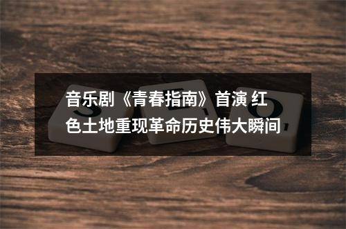 音乐剧《青春指南》首演 红色土地重现革命历史伟大瞬间