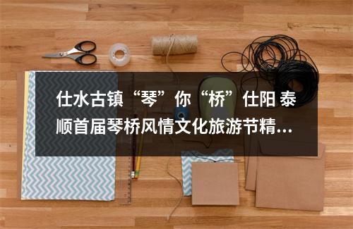 仕水古镇“琴”你“桥”仕阳 泰顺首届琴桥风情文化旅游节精彩开幕！