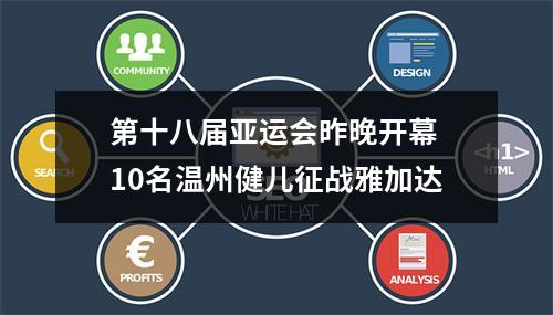 第十八届亚运会昨晚开幕 10名温州健儿征战雅加达