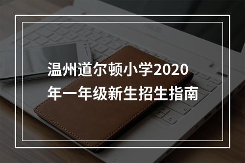 温州道尔顿小学2020年一年级新生招生指南