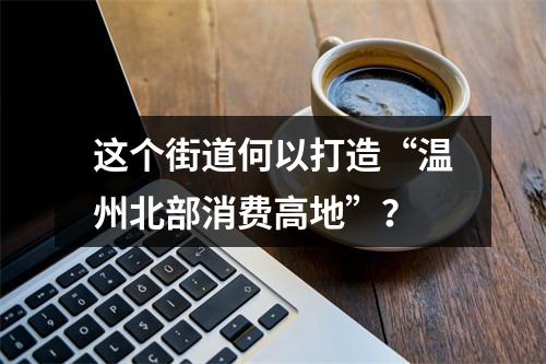 这个街道何以打造“温州北部消费高地”？