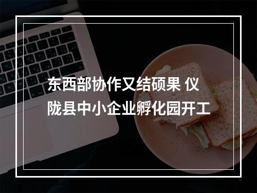 东西部协作又结硕果 仪陇县中小企业孵化园开工
