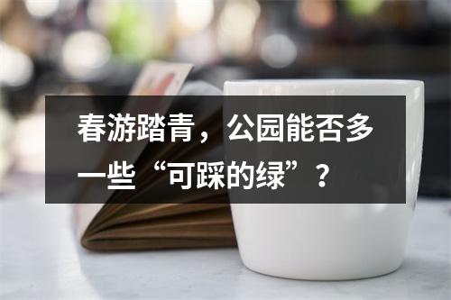 春游踏青，公园能否多一些“可踩的绿”？