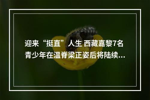 迎来“挺直”人生 西藏嘉黎7名青少年在温脊梁正姿后将陆续返乡