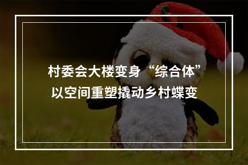 村委会大楼变身“综合体” 以空间重塑撬动乡村蝶变
