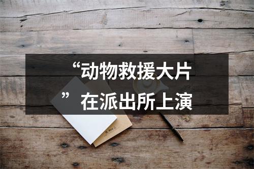 “动物救援大片”在派出所上演