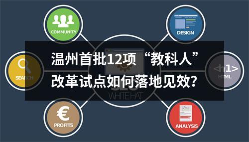 温州首批12项“教科人”改革试点如何落地见效？