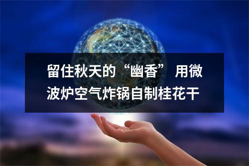 留住秋天的“幽香” 用微波炉空气炸锅自制桂花干
