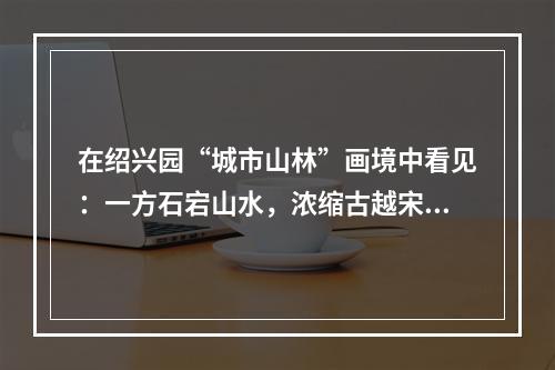 在绍兴园“城市山林”画境中看见：一方石宕山水，浓缩古越宋韵