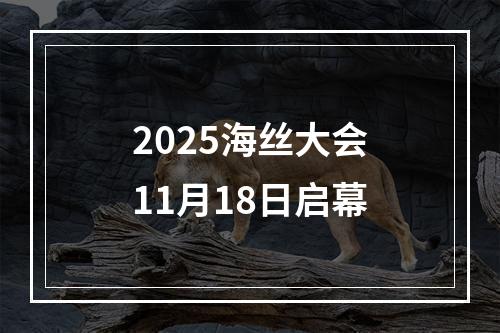 2025海丝大会11月18日启幕