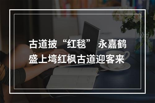 古道披“红毯” 永嘉鹤盛上塆红枫古道迎客来