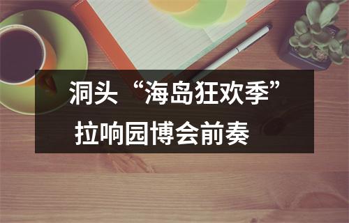 洞头“海岛狂欢季” 拉响园博会前奏