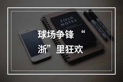 球场争锋 “浙”里狂欢