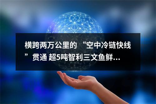 横跨两万公里的 “空中冷链快线”贯通 超5吨智利三文鱼鲜抵温州空港