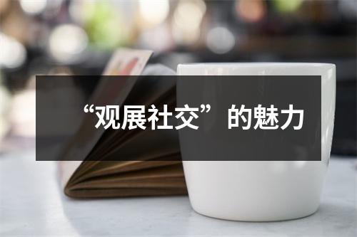 “观展社交”的魅力