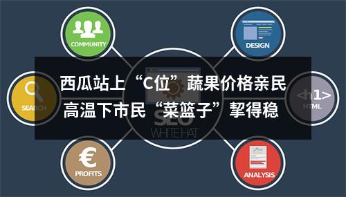 西瓜站上“C位”蔬果价格亲民 高温下市民“菜篮子”挈得稳