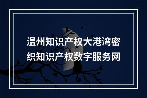 温州知识产权大港湾密织知识产权数字服务网