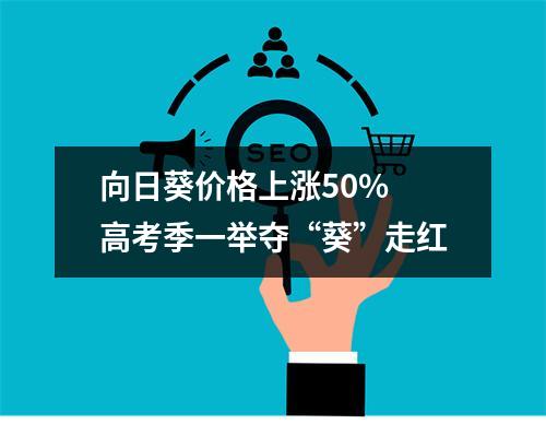 向日葵价格上涨50% 高考季一举夺“葵”走红