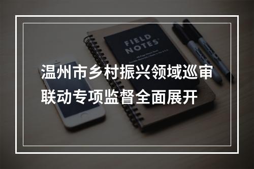 温州市乡村振兴领域巡审联动专项监督全面展开