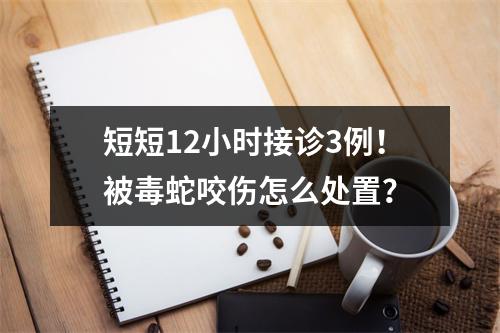 短短12小时接诊3例！被毒蛇咬伤怎么处置？