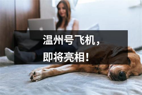 温州号飞机，即将亮相！