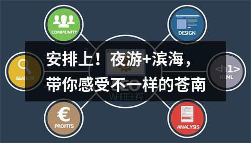 安排上！夜游+滨海，带你感受不一样的苍南