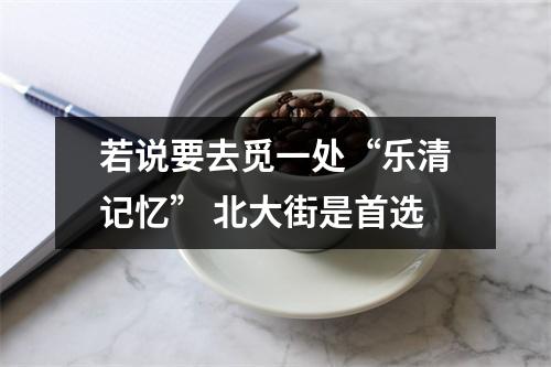 若说要去觅一处“乐清记忆” 北大街是首选