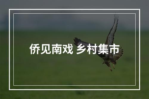 侨见南戏 乡村集市